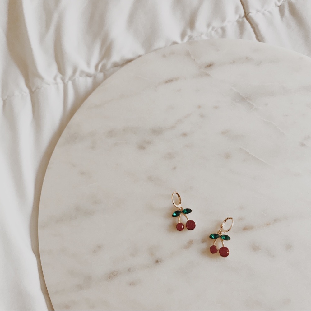 2/$20!💫cherry earrings🍒 - Picture 3 of 4